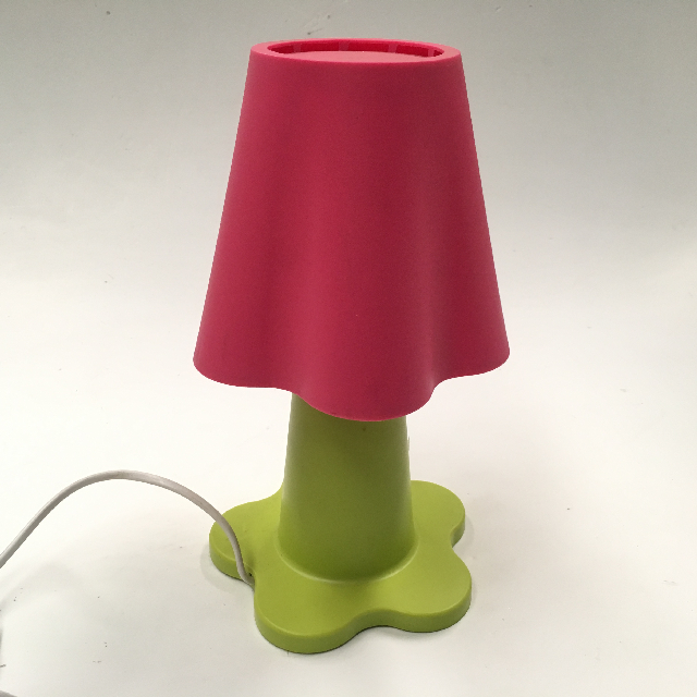 LAMP, Novelty Light - Pink Green Flower